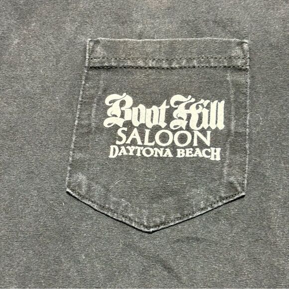 Vintage Boot Hill Saloon Bike Week 2001 Daytona Beach T-shirt Y2k Biker‎ - Picture 4 of 7